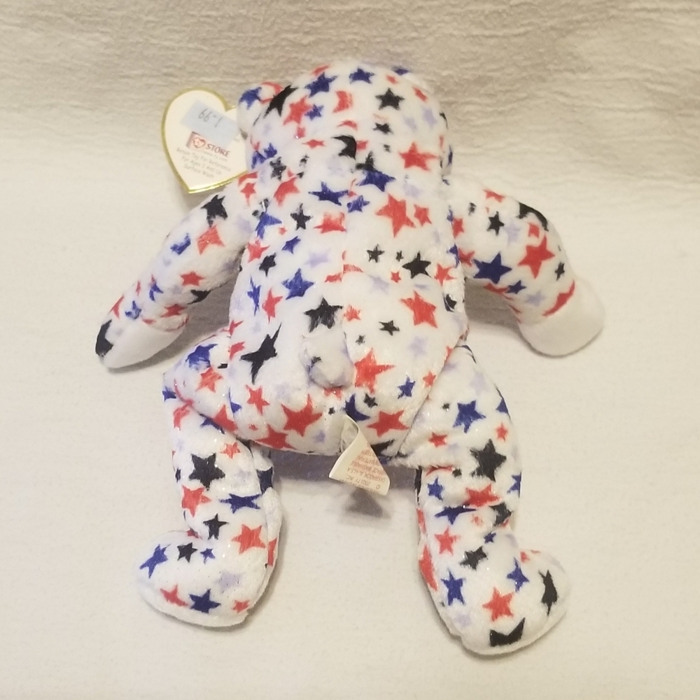 EUC "White" 2003 patriotic Beanie Baby - Picture 6 of 12